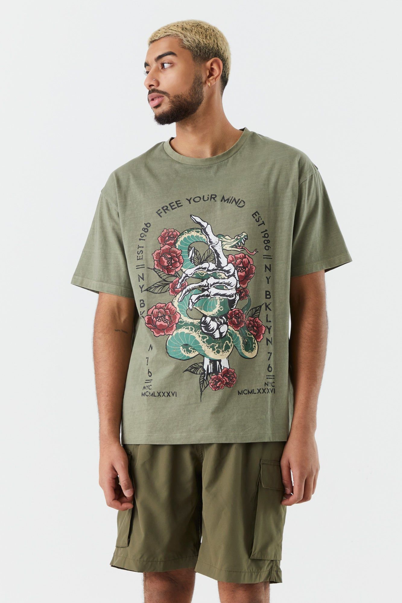 Free Your Mind Graphic T-Shirt sold by Charlotte Russe