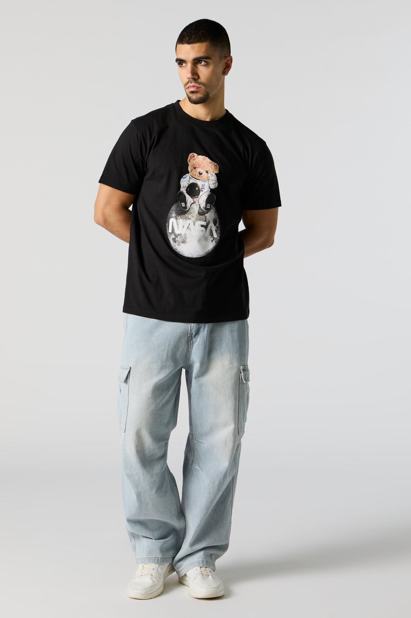 NASA Teddy Graphic T-Shirt sold by Charlotte Russe product image thumbnail 3