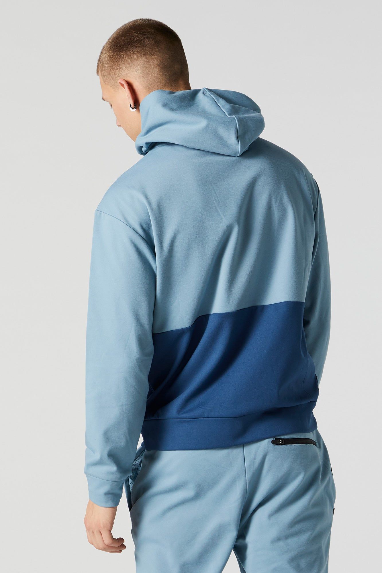 Soft Tech Fleece Colourblock Hoodie sold by Charlotte Russe product image thumbnail 2