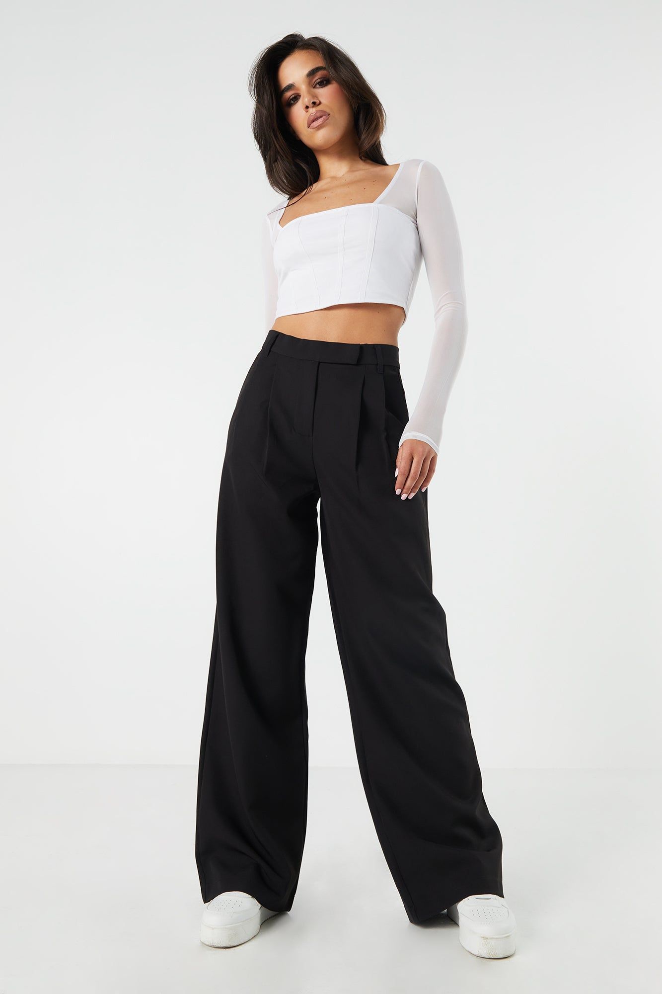 Wide Leg Trouser sold by Charlotte Russe product image thumbnail 4