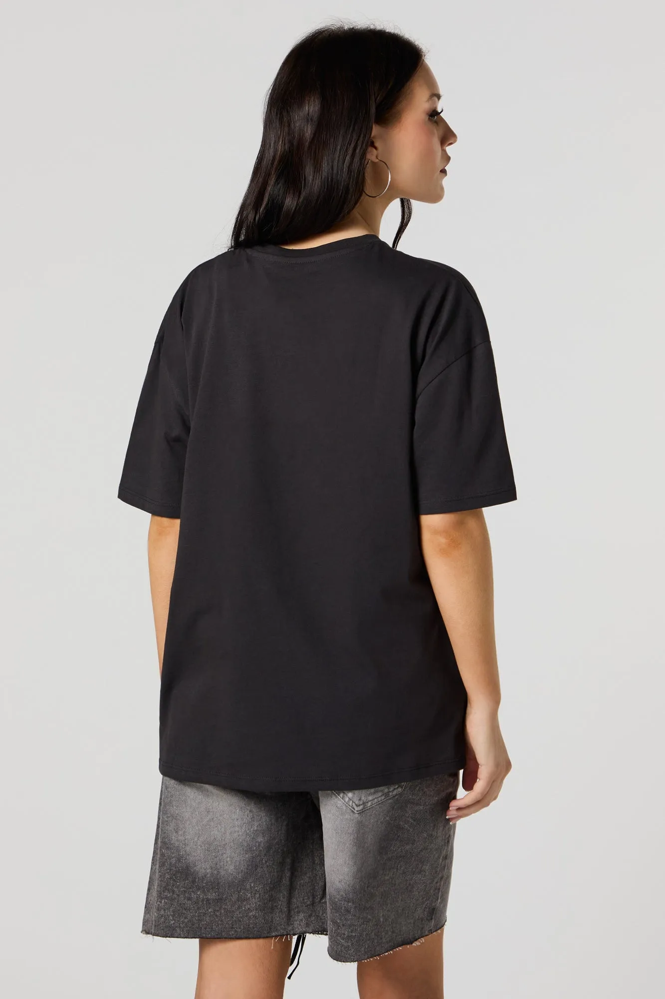 Howdy Mickey Mouse Graphic Boyfriend T-Shirt sold by Charlotte Russe product image thumbnail 4