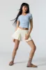 Seamless Ribbed Scoop Neck T-Shirt sold by Charlotte Russe
