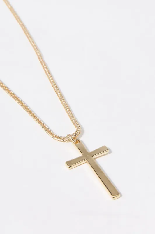 Metal Cross Chain Necklace sold by Charlotte Russe