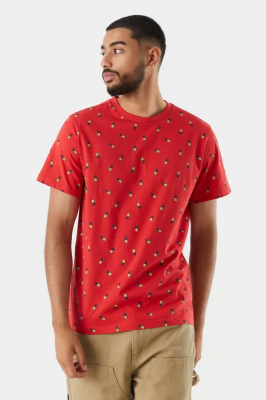 Pineapple Print T-Shirt sold by Charlotte Russe