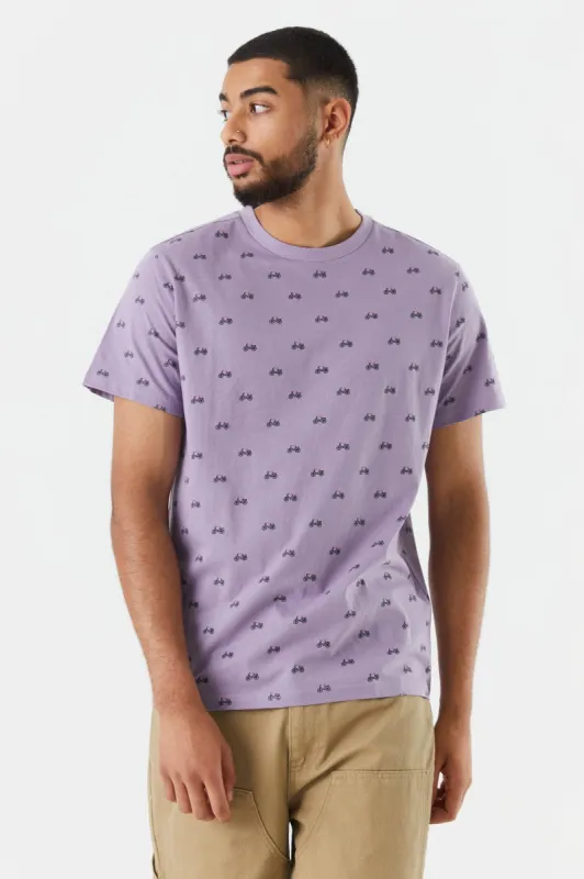 Bicycle Print T-Shirt sold by Charlotte Russe