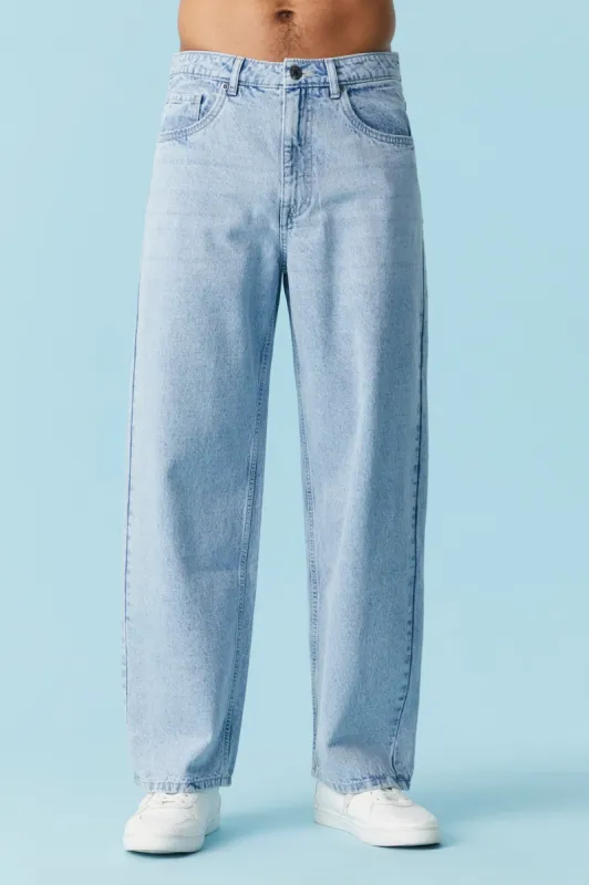 Light Wash Wide Leg Jean sold by Charlotte Russe