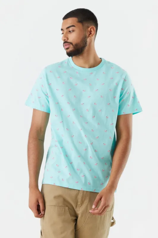 Flamingo Print T-Shirt sold by Charlotte Russe