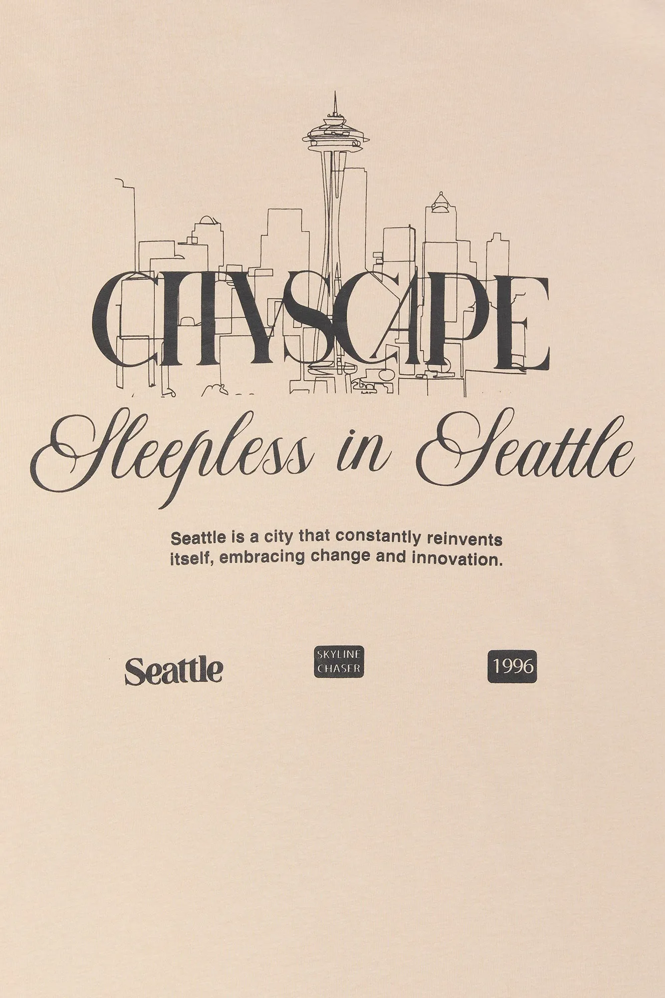 Sleepless in Seattle Graphic T-Shirt sold by Charlotte Russe product image thumbnail 4