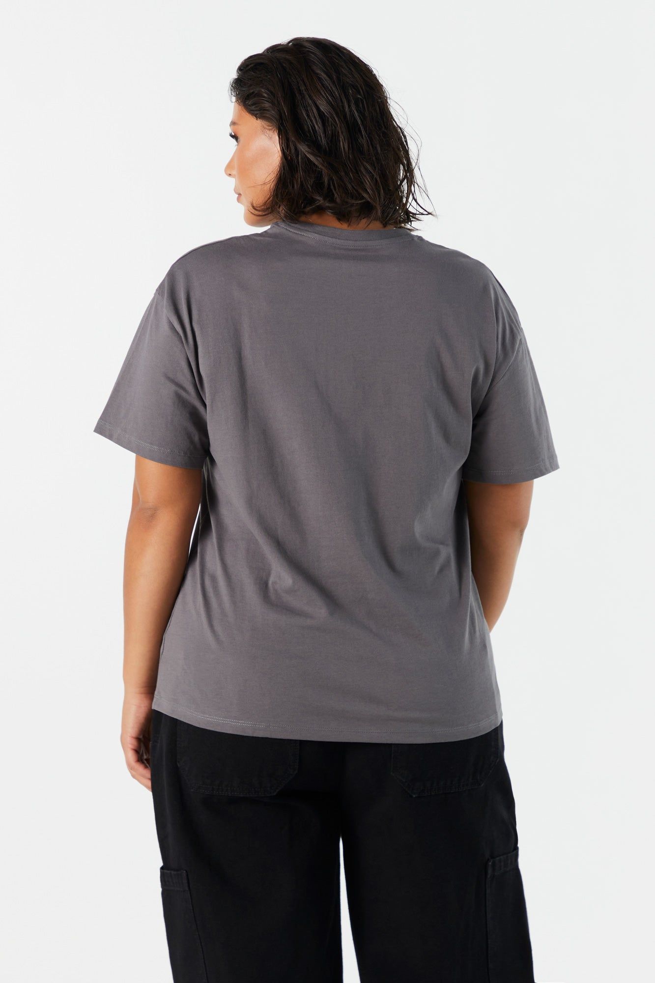 Snoopy Graphic Boyfriend T-Shirt sold by Charlotte Russe product image thumbnail 2