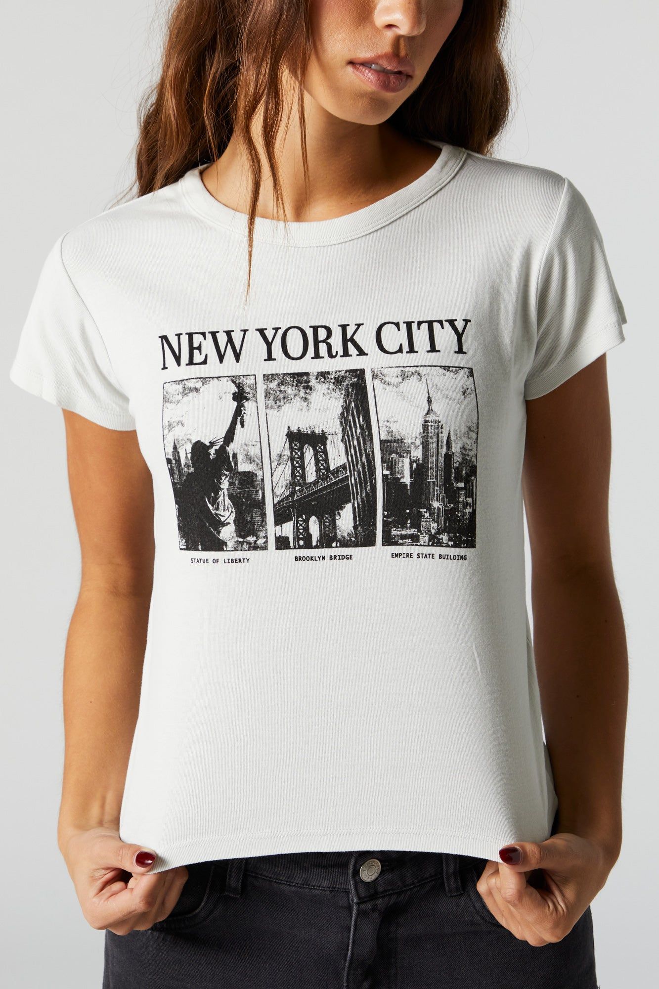 New York City Graphic T-Shirt sold by Charlotte Russe