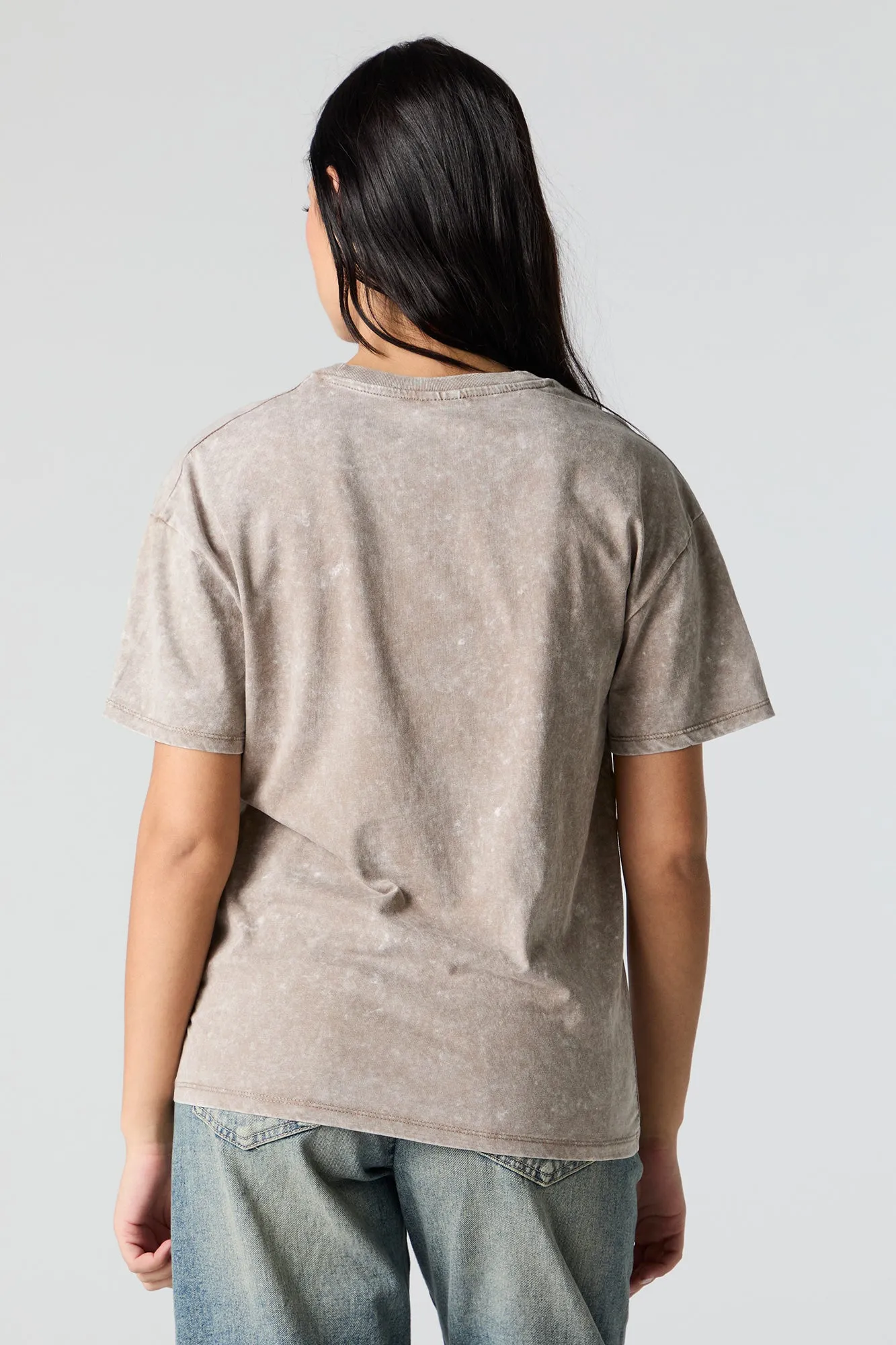 New York Graphic Washed Boyfriend T-Shirt sold by Charlotte Russe product image thumbnail 3