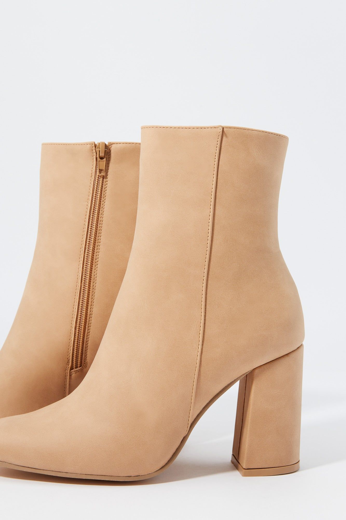 Faux-Suede Heeled Boot sold by Charlotte Russe product image thumbnail 4