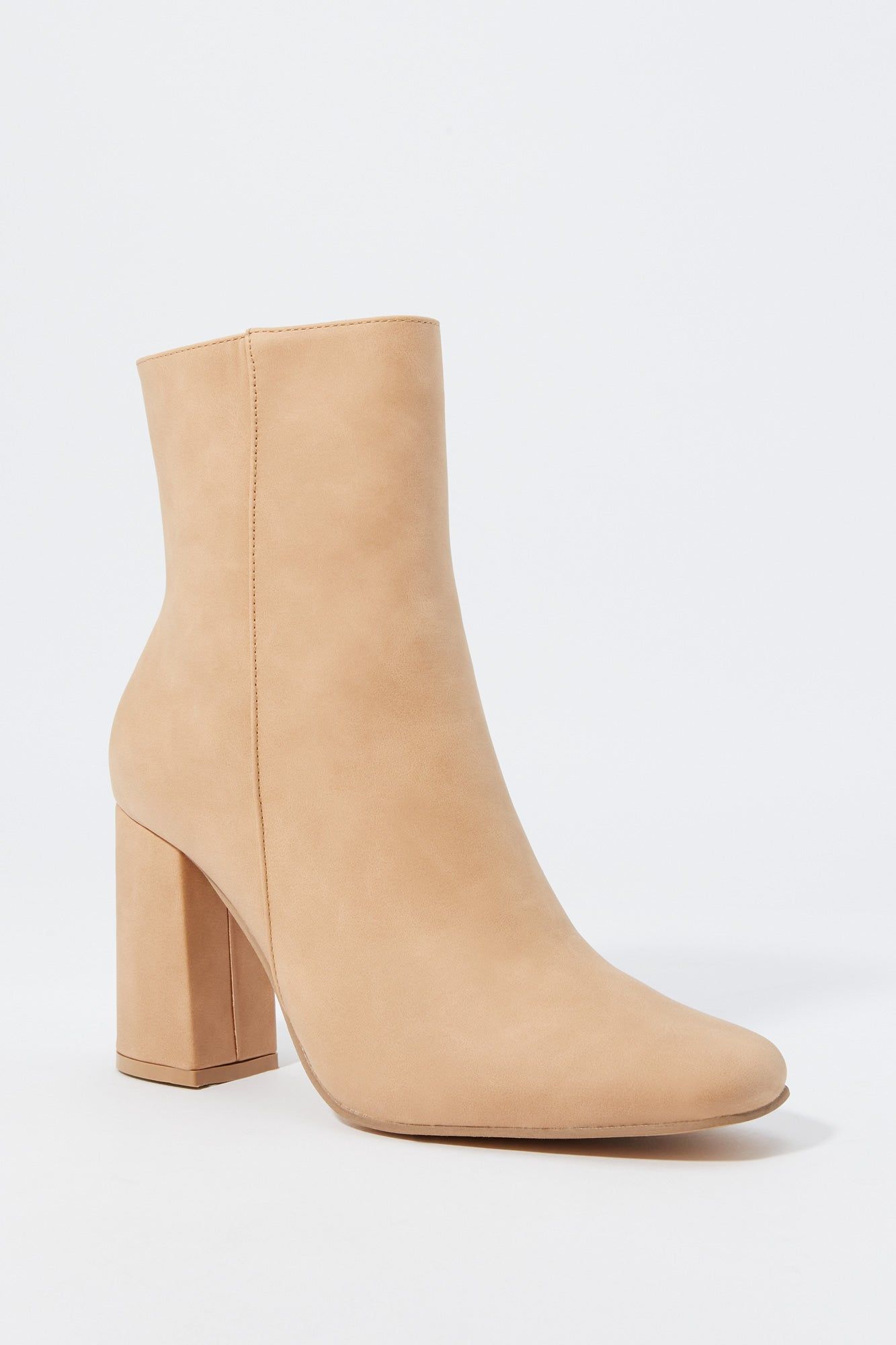Faux-Suede Heeled Boot sold by Charlotte Russe product image thumbnail 2
