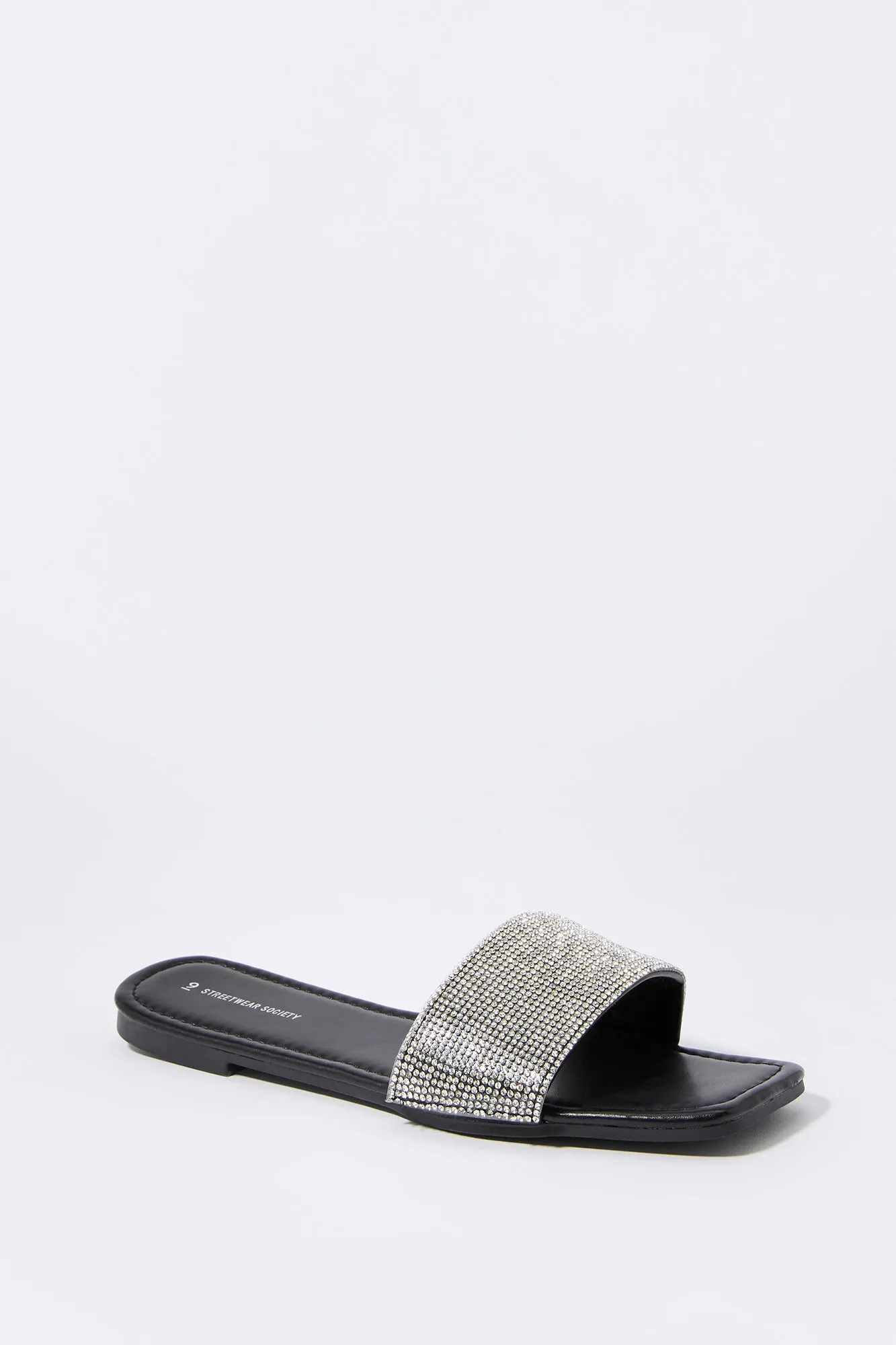 Rhinestone Sandal Slide sold by Charlotte Russe product image thumbnail 3
