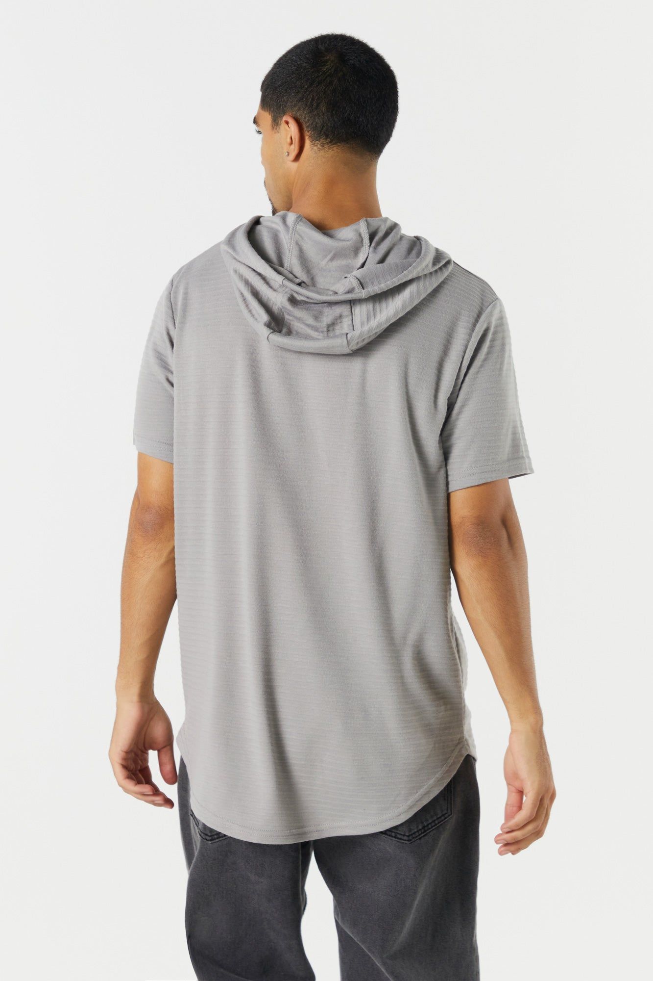 Short Sleeve Hoodie sold by Charlotte Russe product image thumbnail 2