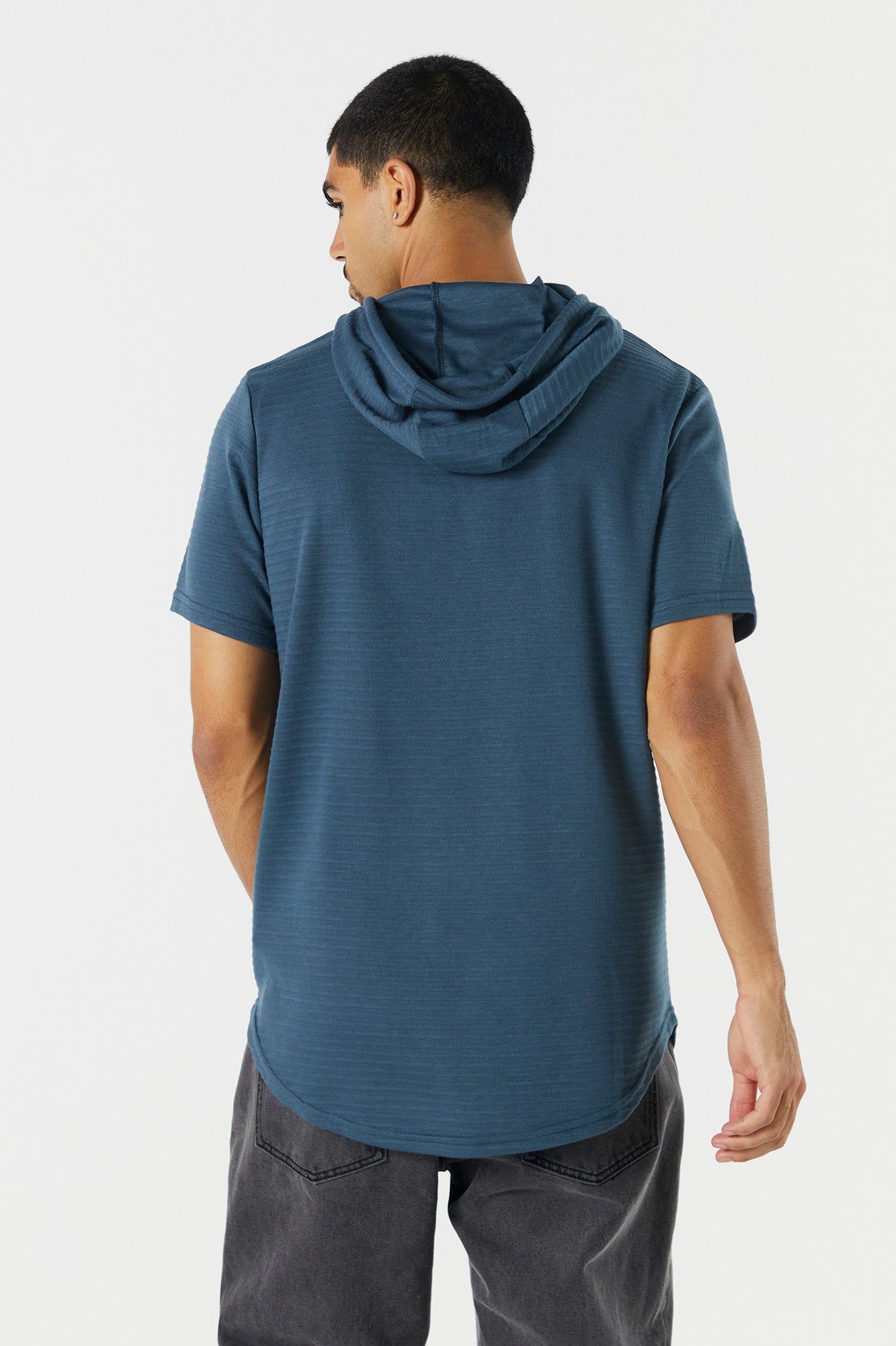 Short Sleeve Hoodie sold by Charlotte Russe product image thumbnail 5