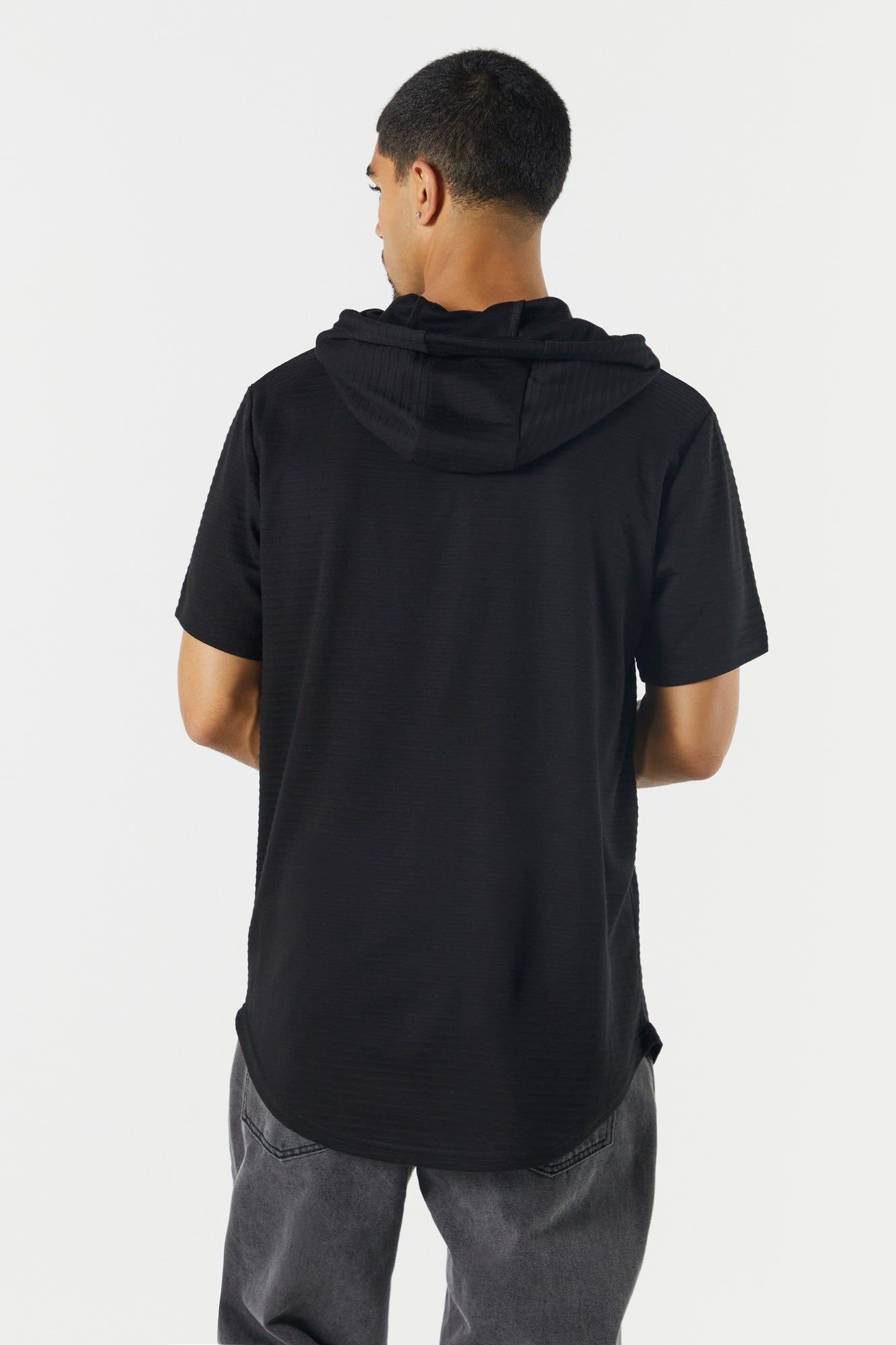 Short Sleeve Hoodie sold by Charlotte Russe product image thumbnail 8
