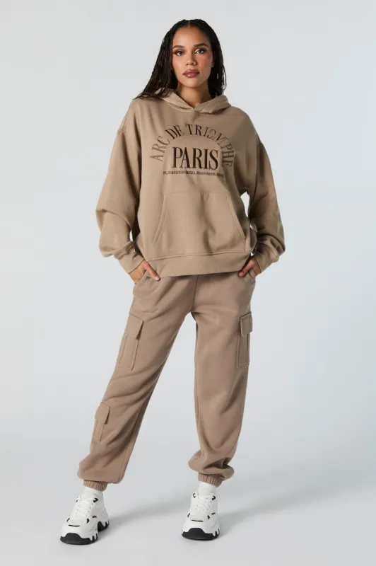 Fleece Multi Pocket Cargo Jogger sold by Charlotte Russe