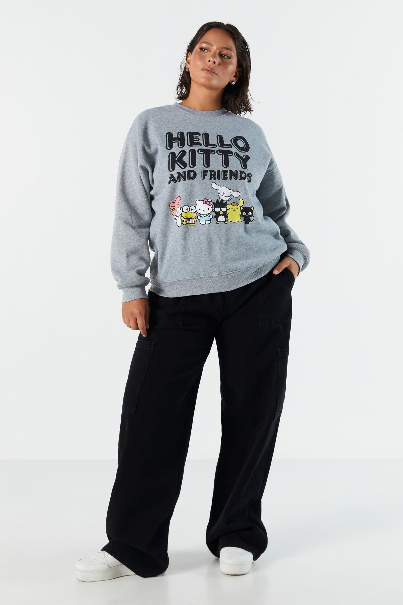 Hello Kitty and Friends Graphic Sweatshirt sold by Charlotte Russe product image thumbnail 3