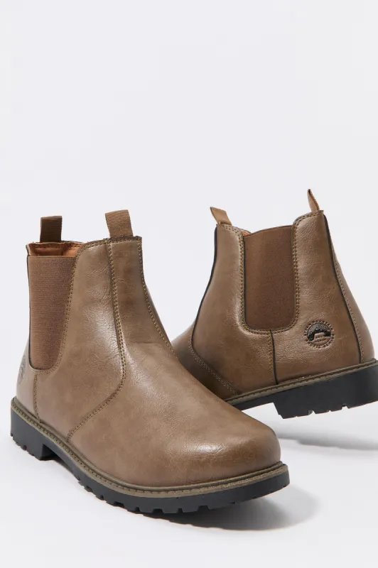 Faux Leather Chelsea Boot sold by Charlotte Russe