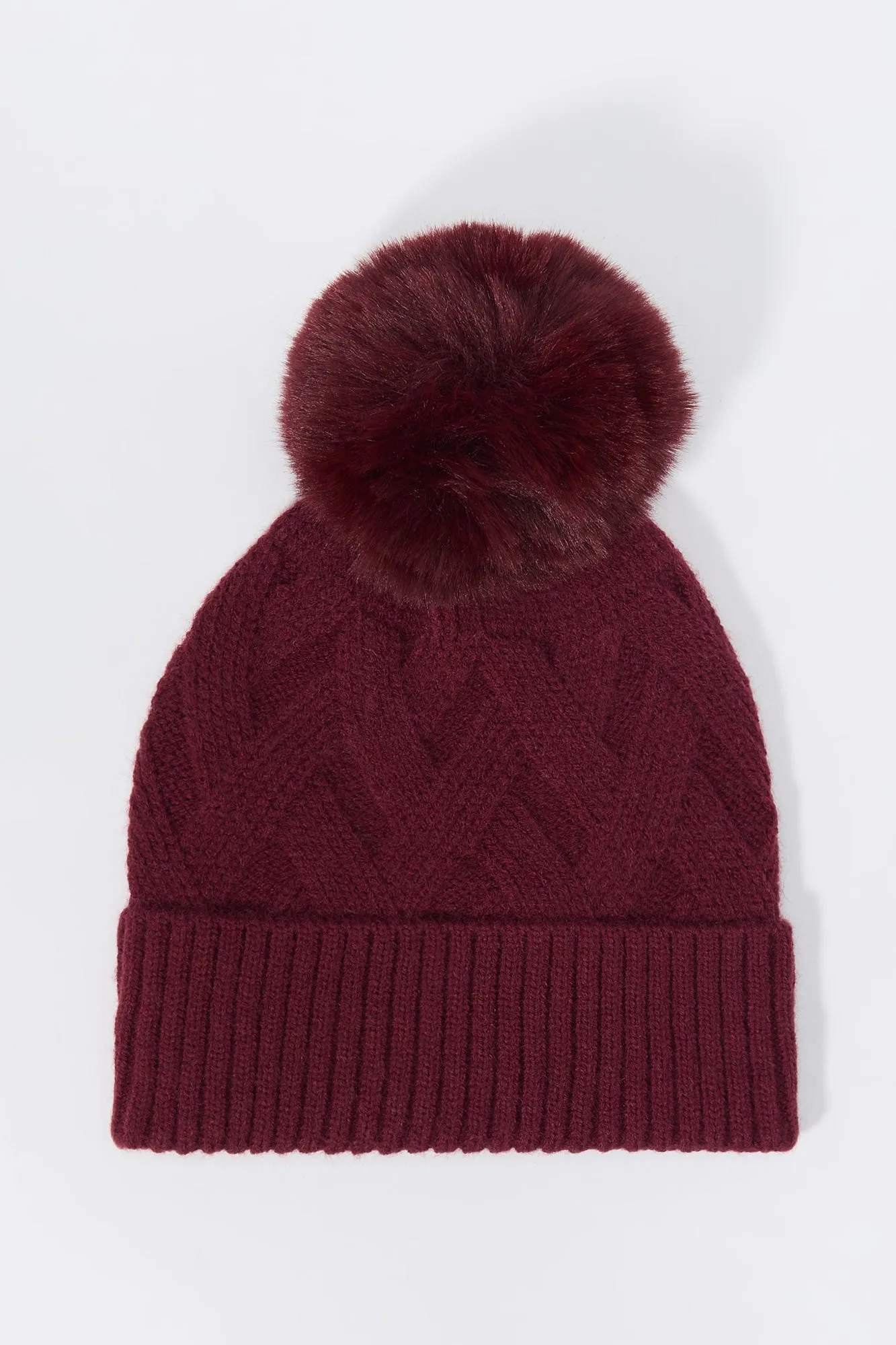 Cable Knit Beanie sold by Charlotte Russe product image thumbnail 4