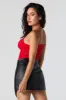 Faux Leather Side Zip Mini Skort sold by Charlotte Russe