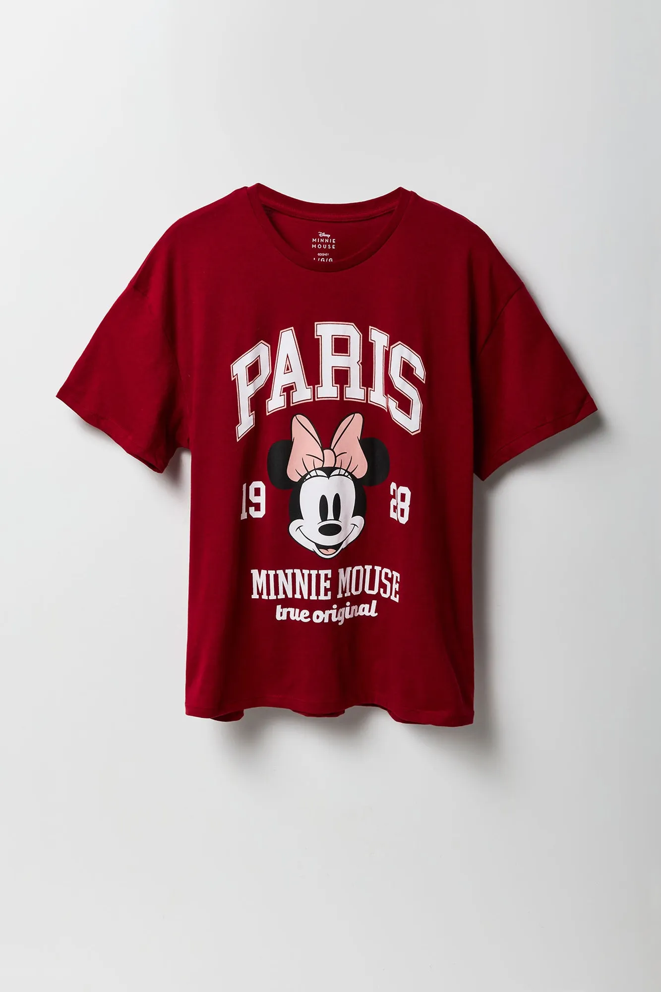 Minnie Mouse Paris Graphic Boyfriend T-Shirt sold by Charlotte Russe product image thumbnail 4