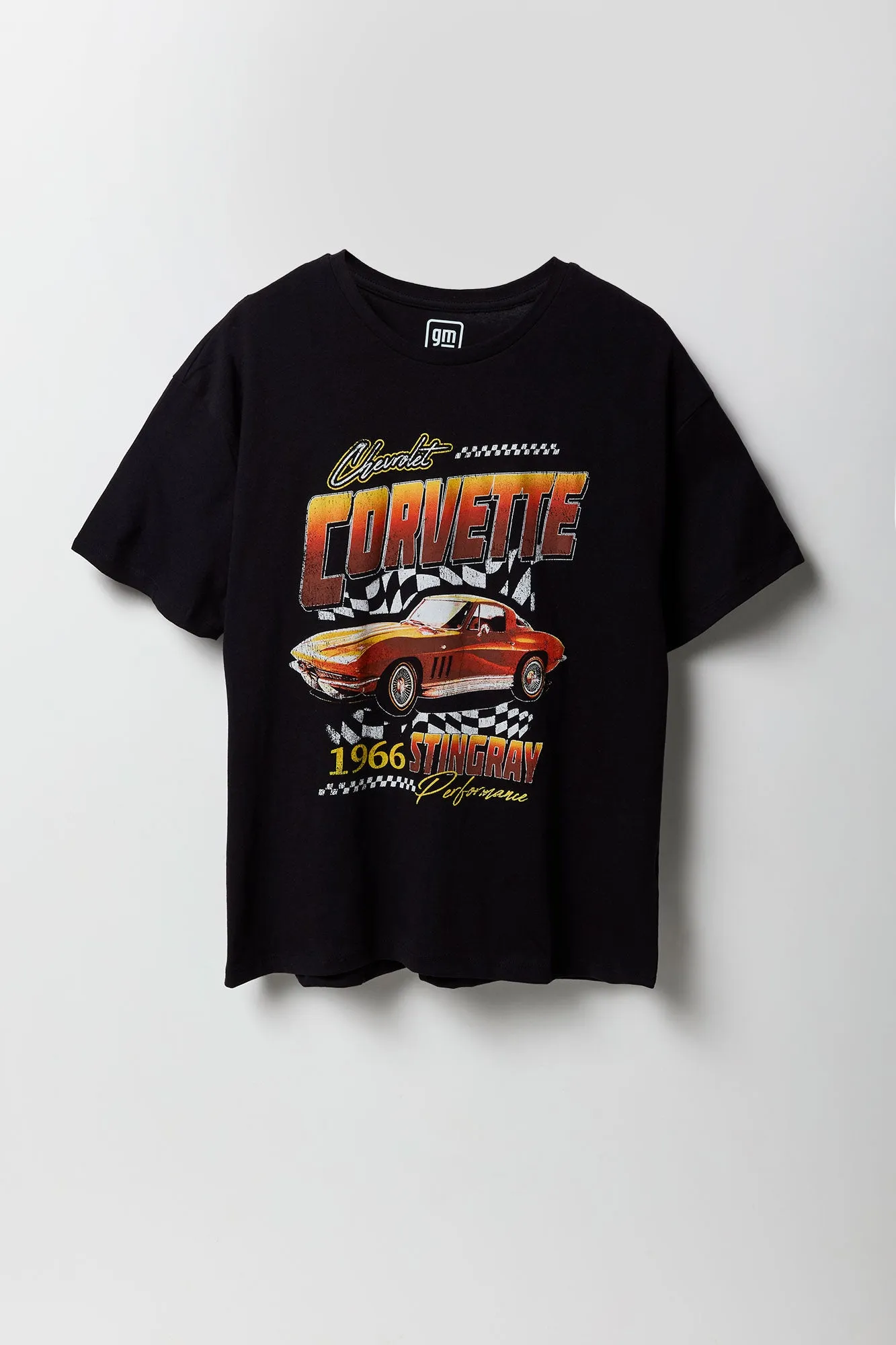 Corvette Stingray Graphic Boyfriend T-Shirt sold by Charlotte Russe product image thumbnail 2