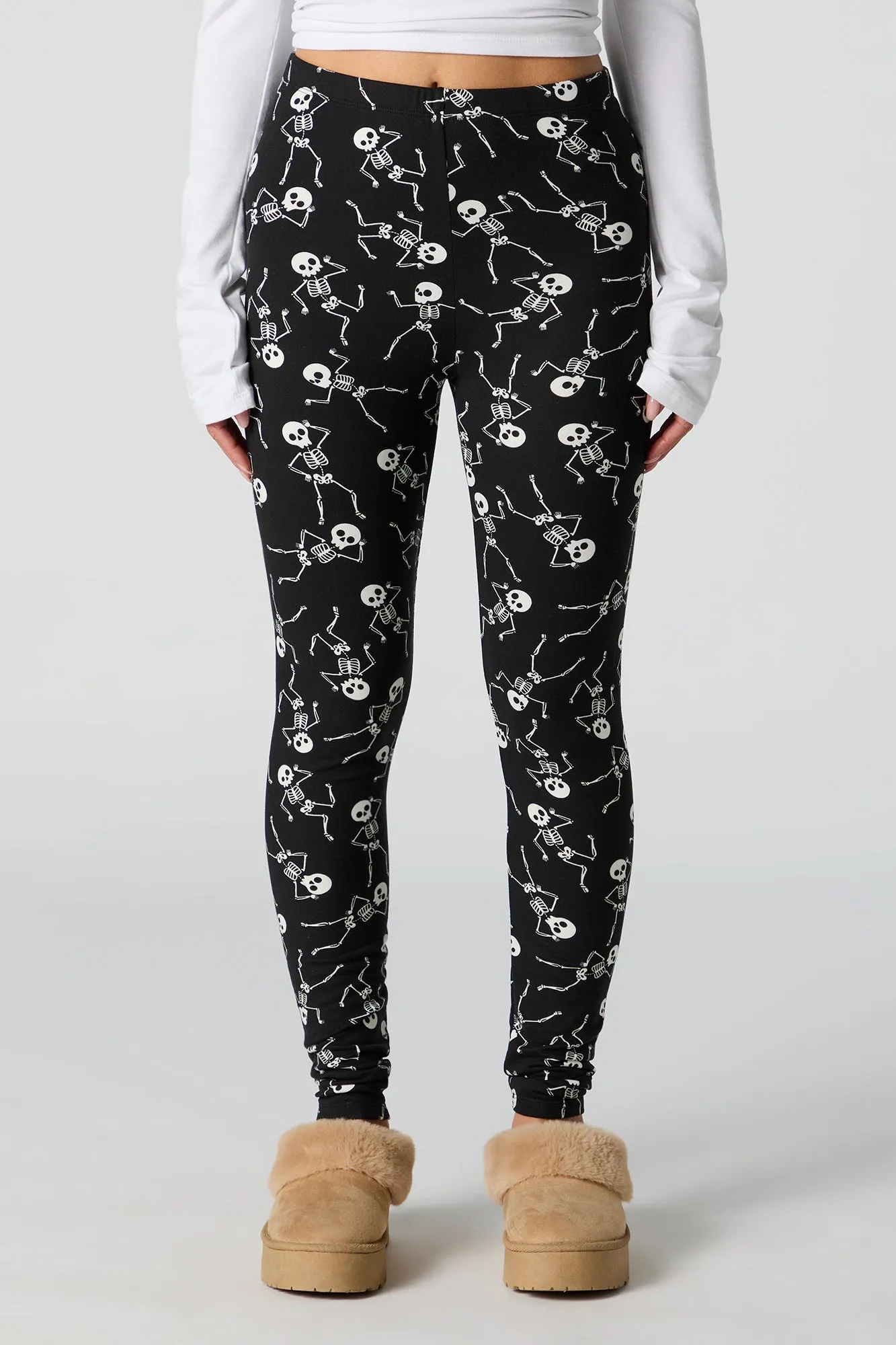 Halloween Print Fleece Legging sold by Charlotte Russe product image thumbnail 2