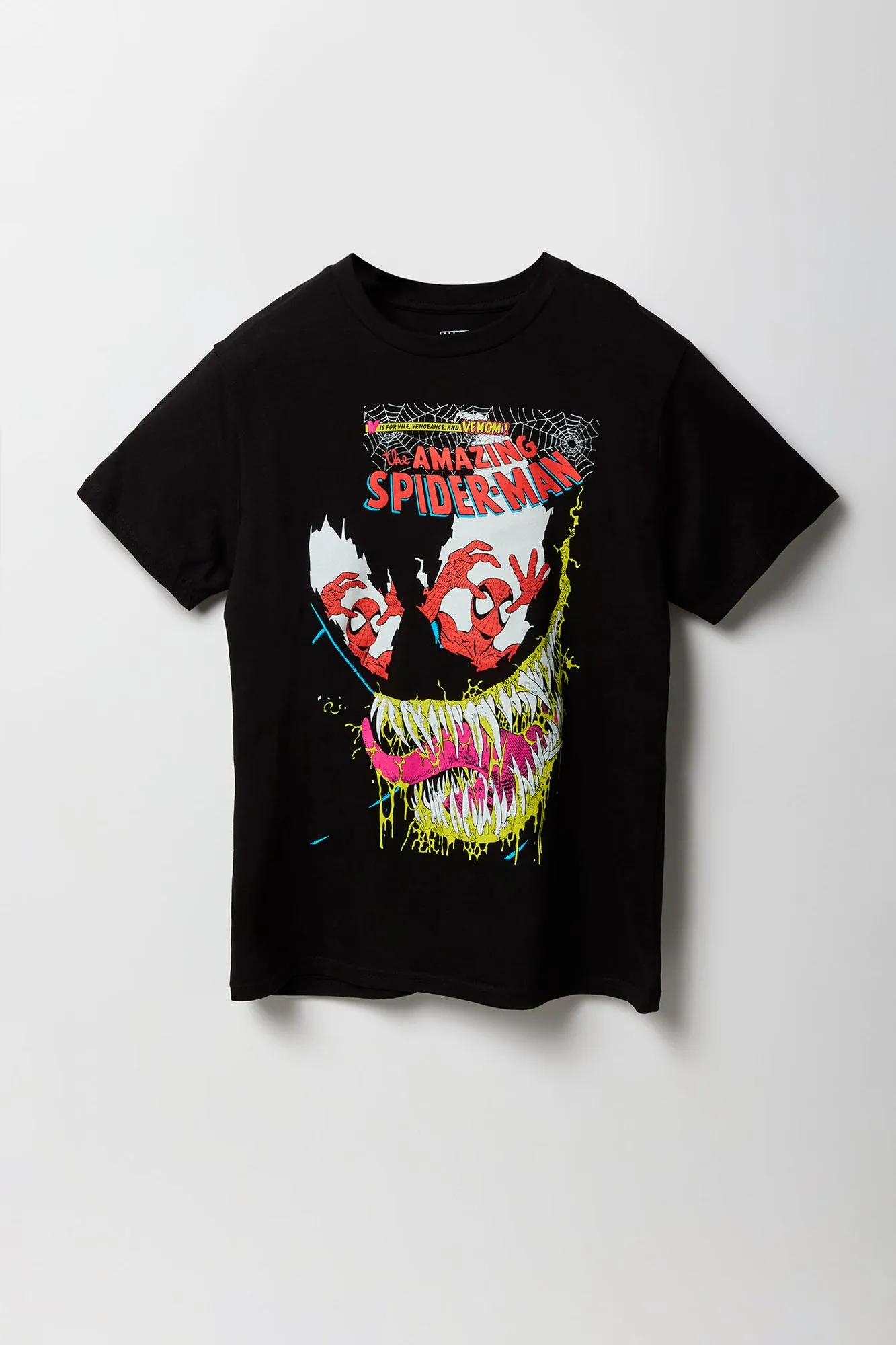 Amazing Spider-Man Graphic T-Shirt sold by Charlotte Russe product image thumbnail 4