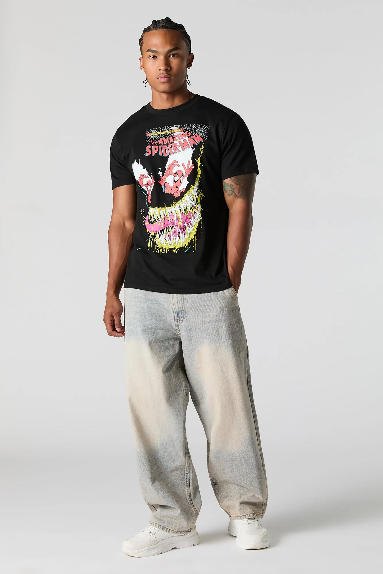Amazing Spider-Man Graphic T-Shirt sold by Charlotte Russe product image thumbnail 2