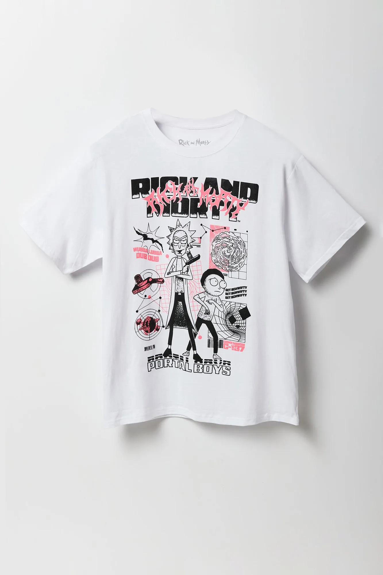 Rick and Morty Graphic T-Shirt sold by Charlotte Russe product image thumbnail 4