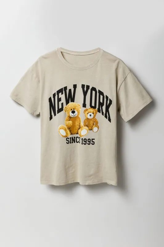 New York Bears Graphic T-Shirt sold by Charlotte Russe