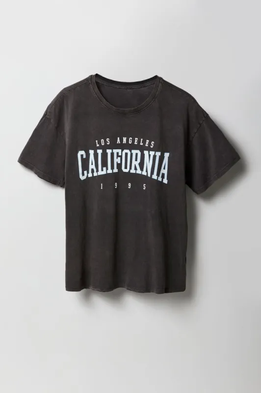 California Graphic Washed T-Shirt sold by Charlotte Russe