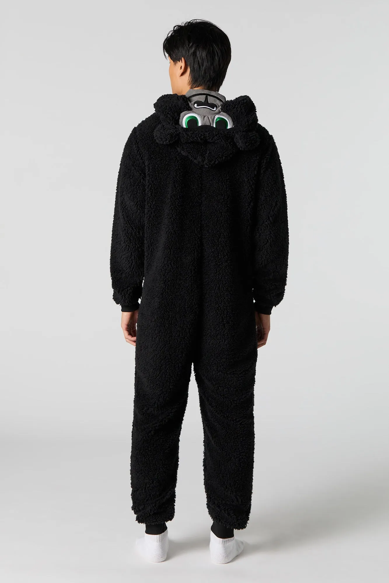 3D Gorilla Sherpa Onesie sold by Charlotte Russe product image thumbnail 3