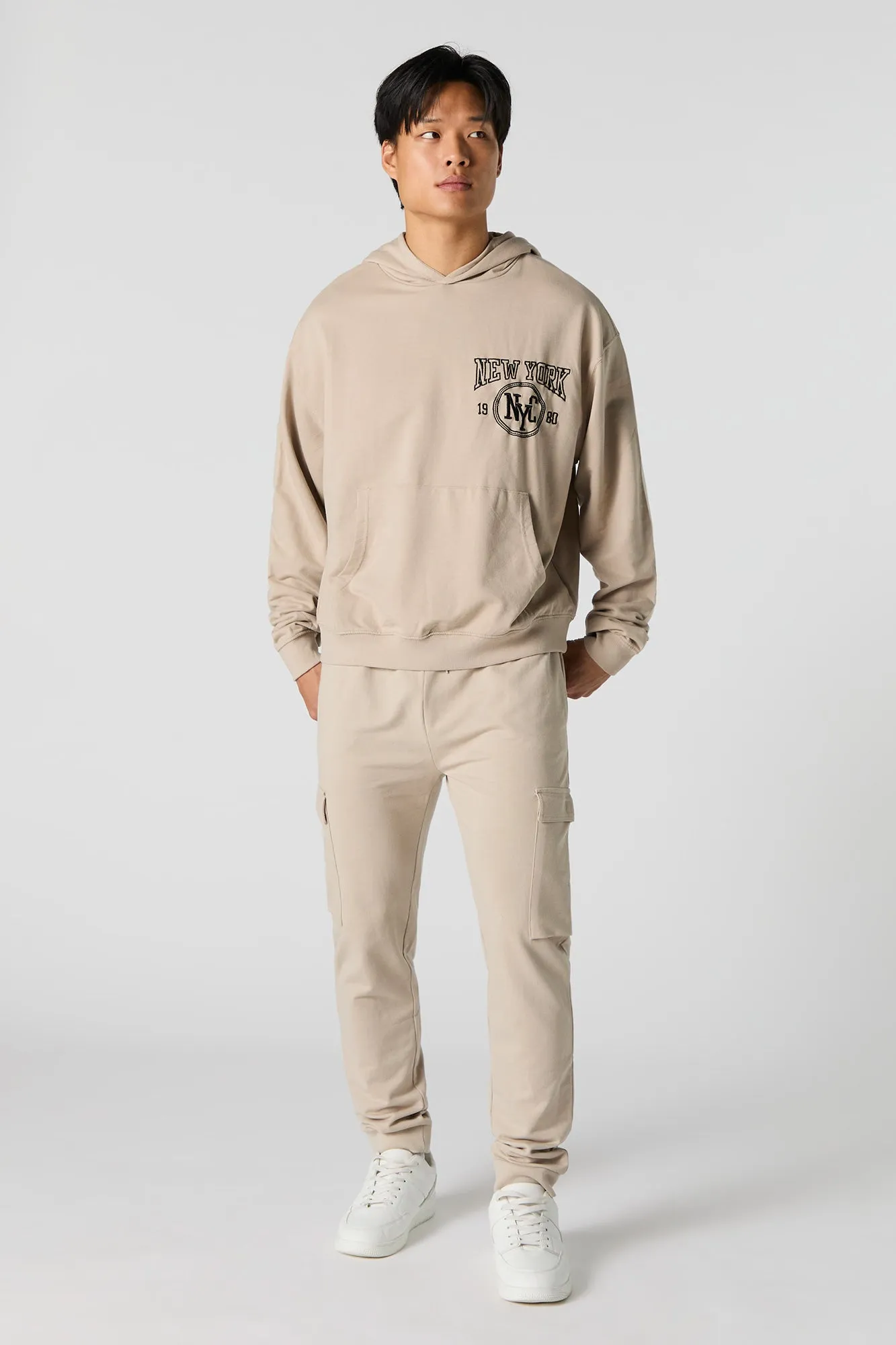 Fleece Cargo Jogger sold by Charlotte Russe product image thumbnail 2
