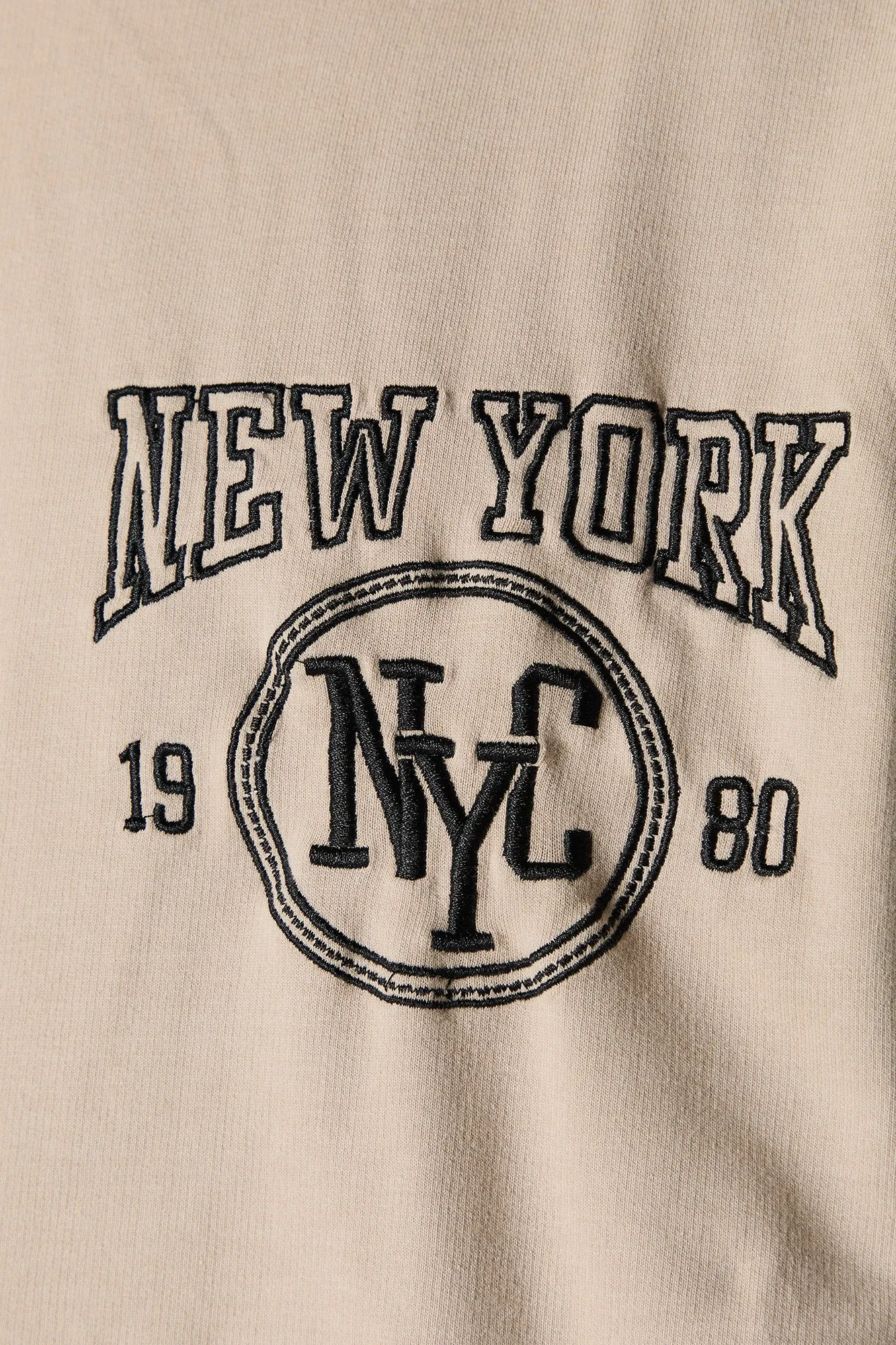 City Embroidered Fleece Hoodie sold by Charlotte Russe product image thumbnail 4