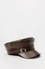 Faux-Leather Cabbie Hat sold by Charlotte Russe