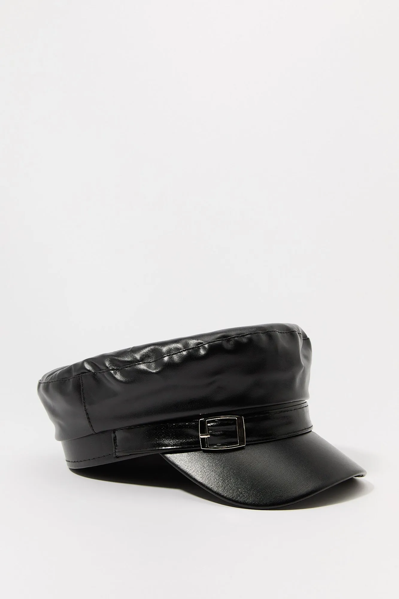 Faux-Leather Cabbie Hat sold by Charlotte Russe product image thumbnail 5