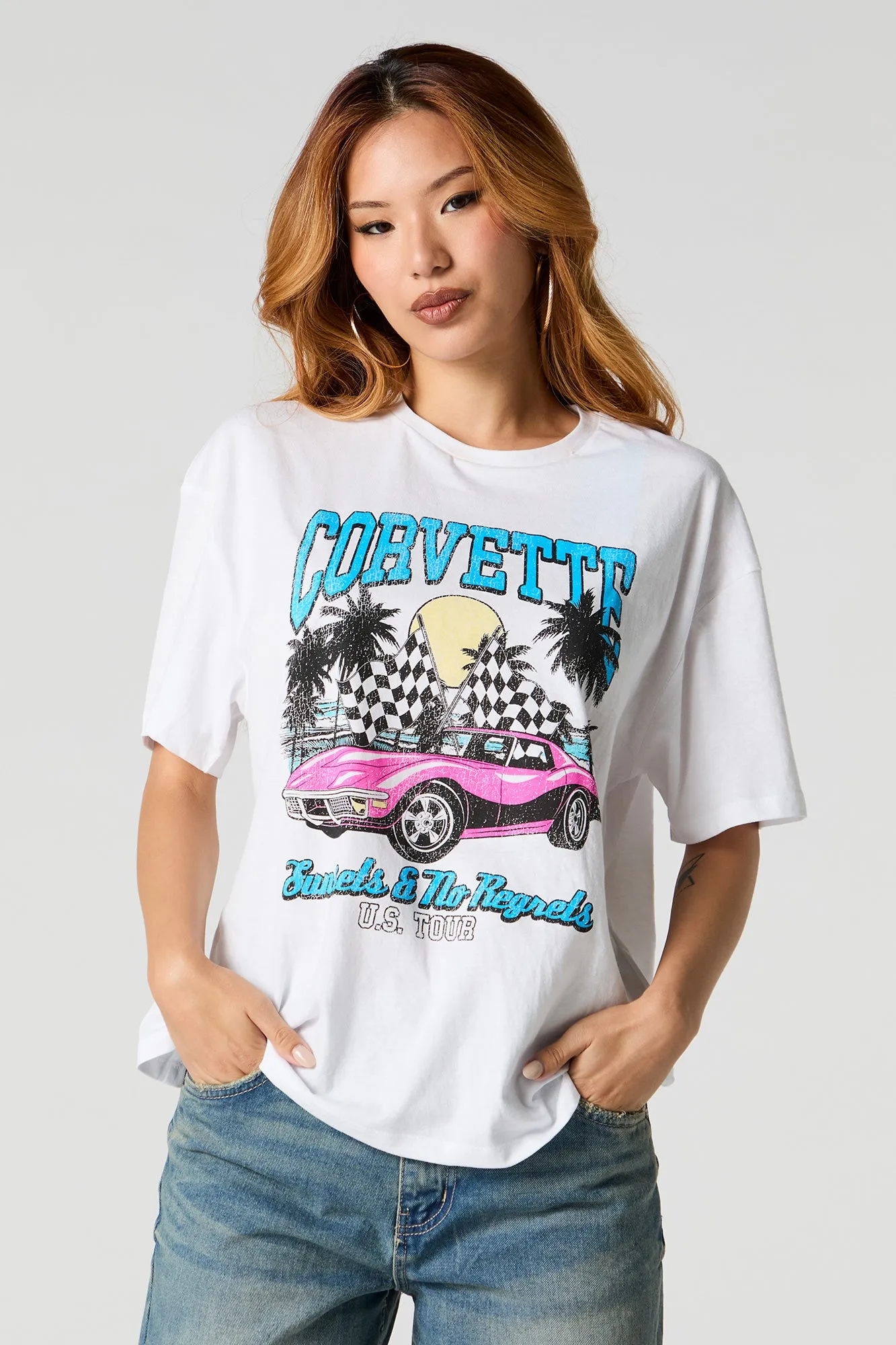Corvette Graphic T-Shirt sold by Charlotte Russe