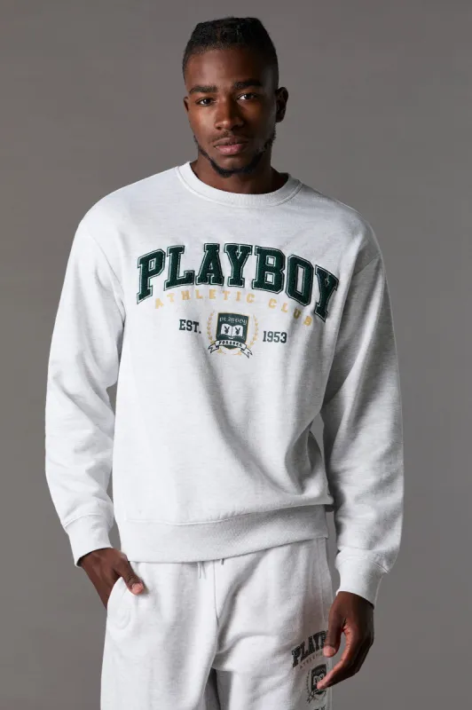 Playboy Embroidered Fleece Sweatshirt sold by Charlotte Russe