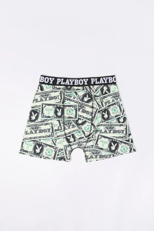 Money Playboy Print Boxer Brief sold by Charlotte Russe