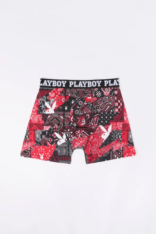 Bandana Playboy Print Boxer Brief sold by Charlotte Russe