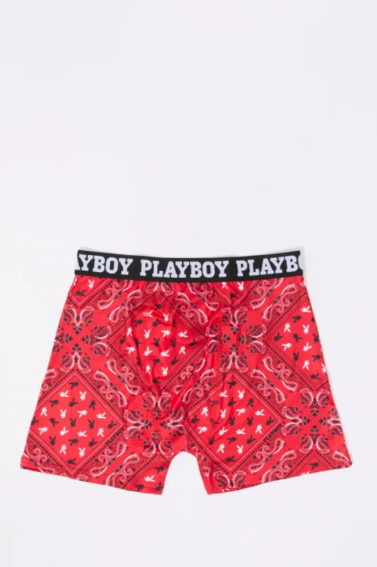 Playboy Bandana Print Boxer Brief sold by Charlotte Russe