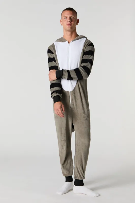 3D Raccoon Plush Onesie sold by Charlotte Russe