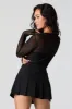 Mesh Long Sleeve Bodysuit sold by Charlotte Russe