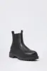 Faux Leather Gore Boot sold by Charlotte Russe