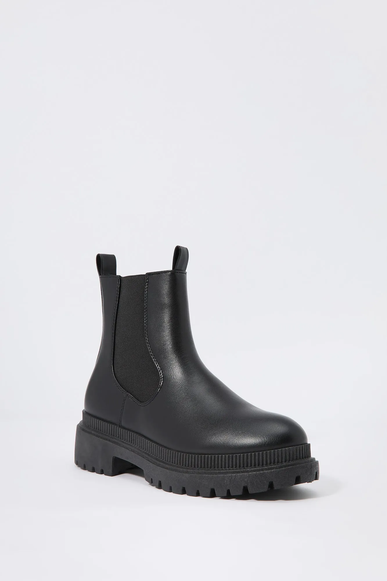 Faux Leather Gore Boot sold by Charlotte Russe product image thumbnail 3