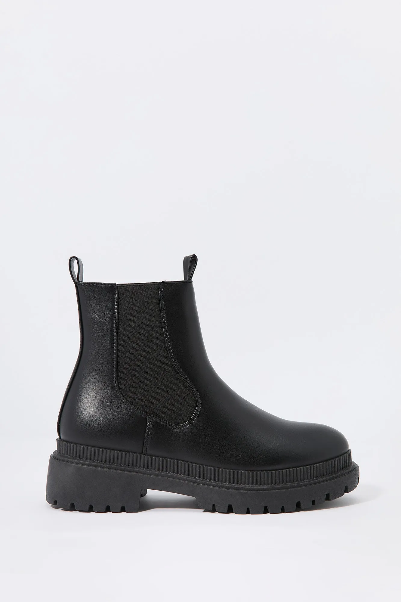 Faux Leather Gore Boot sold by Charlotte Russe product image thumbnail 2