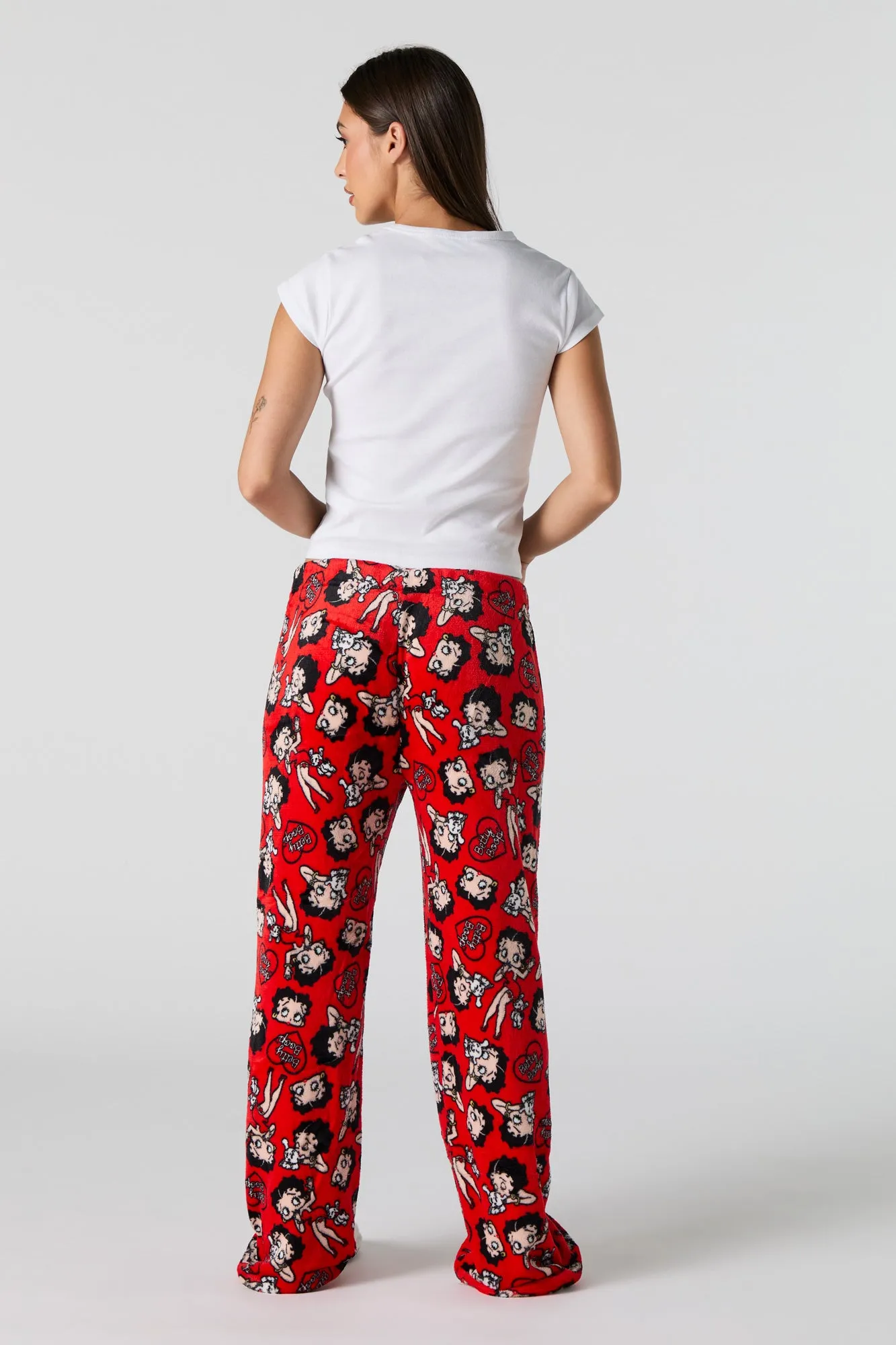 Betty Boop Printed Plush Pajama Pant sold by Charlotte Russe product image thumbnail 3